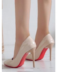 Apricot Point Toe Stiletto Fashion High Heels